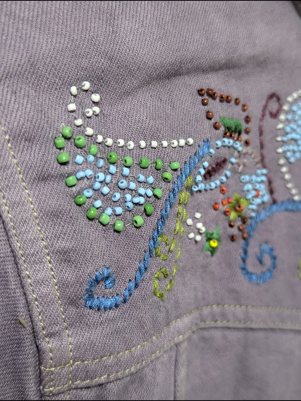 90s Old Navy Distressed Denim Jacket